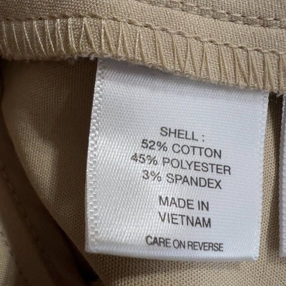 New York & Company Women's Plus Khaki Straight Pants 2X NWT - Picture 11 of 13